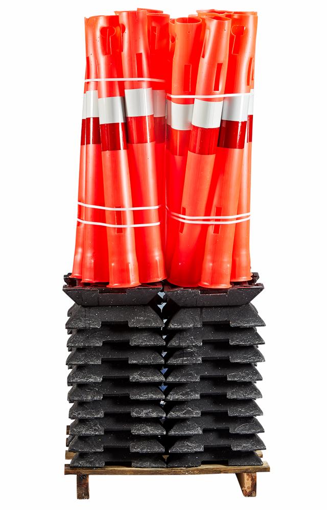 Recycled afspærringscylinder med Danfod