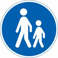 Vejskilt - D22 Gangsti 