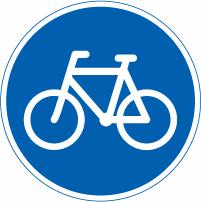 Vejskilt - D21 Cykelsti 