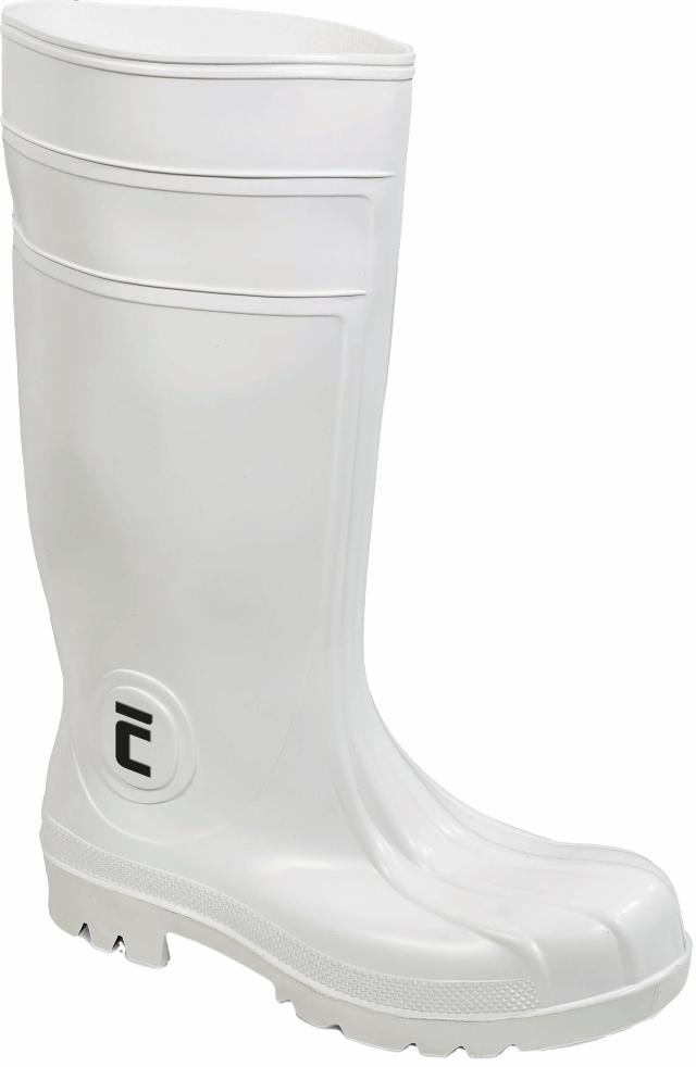 Sikkerhedsgummistøvle S4 PVC - hvid