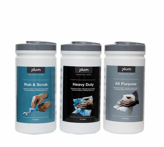 Håndrens PlumWipes Heavy-Duty