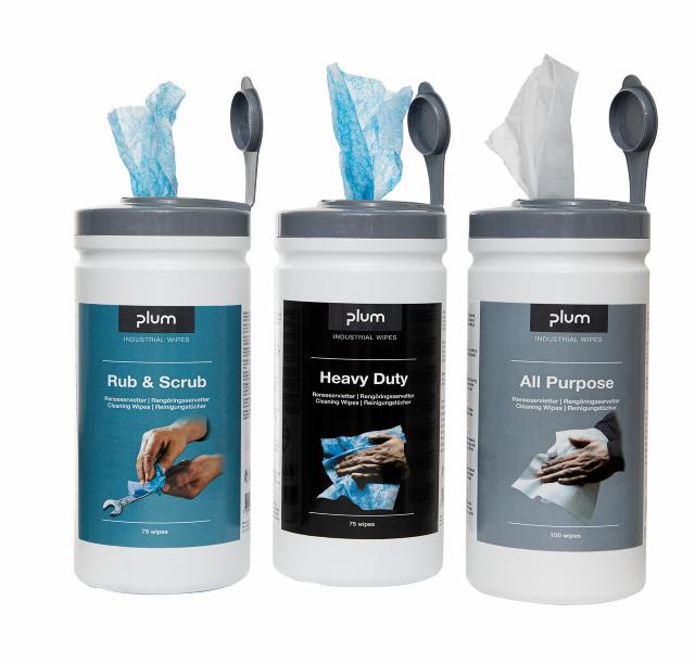 Håndrens PlumWipes Heavy-Duty