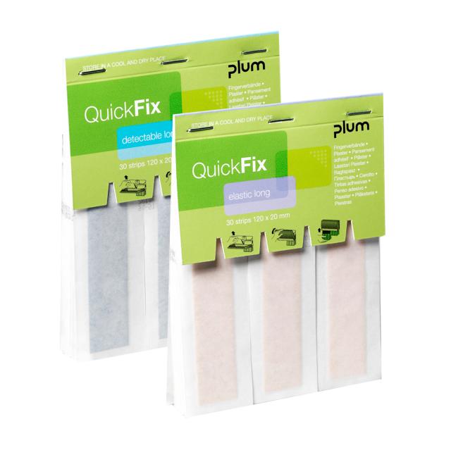 Plasterrefill Plum QuickFix - elastisk ekstra lange 