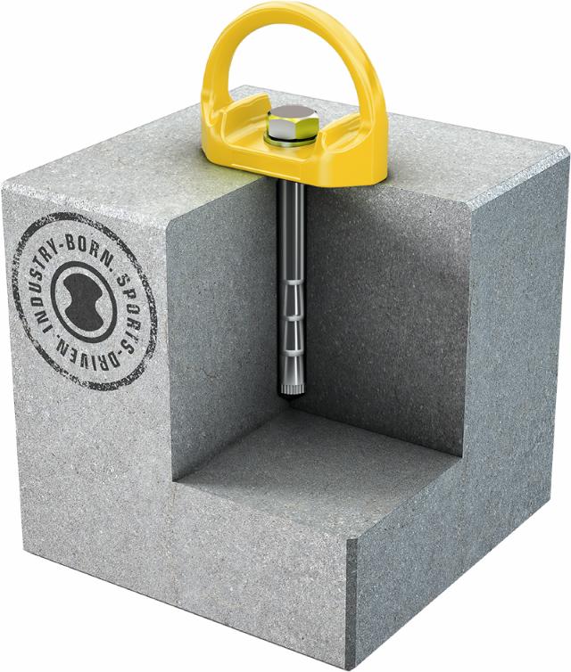 Forankring Skylotec D-bolt gul AP-TYP-44