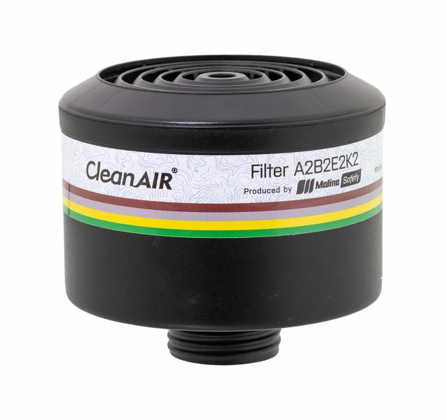 Gas- og dampfilter CleanAIR - ABEK2 