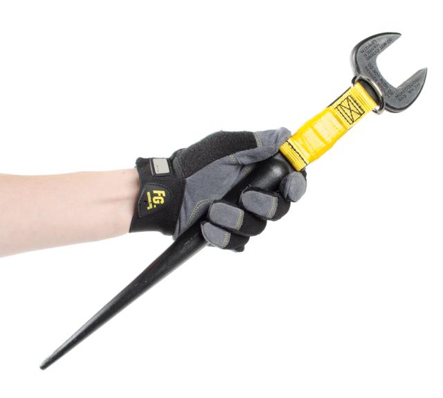 D-ring stål 3M - 2,3kg 