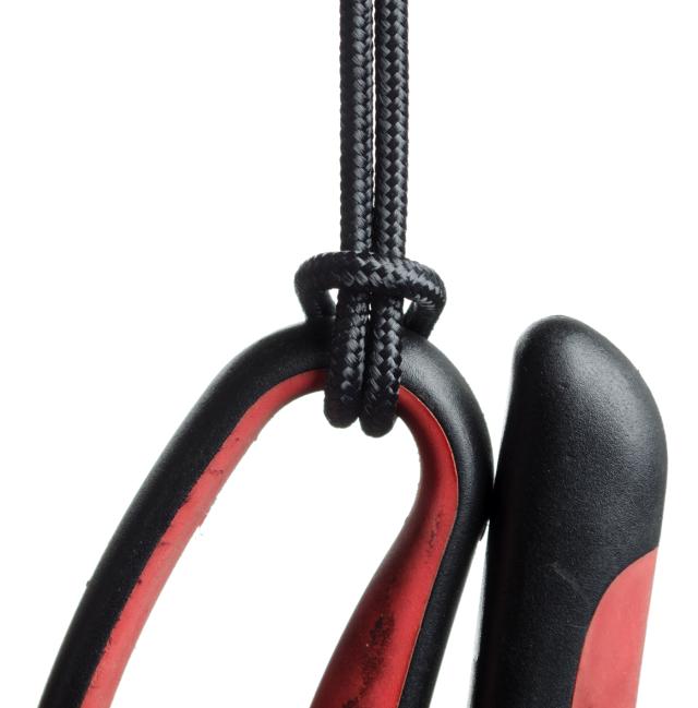 D-ring stål med loop 3M - 2,3kg 