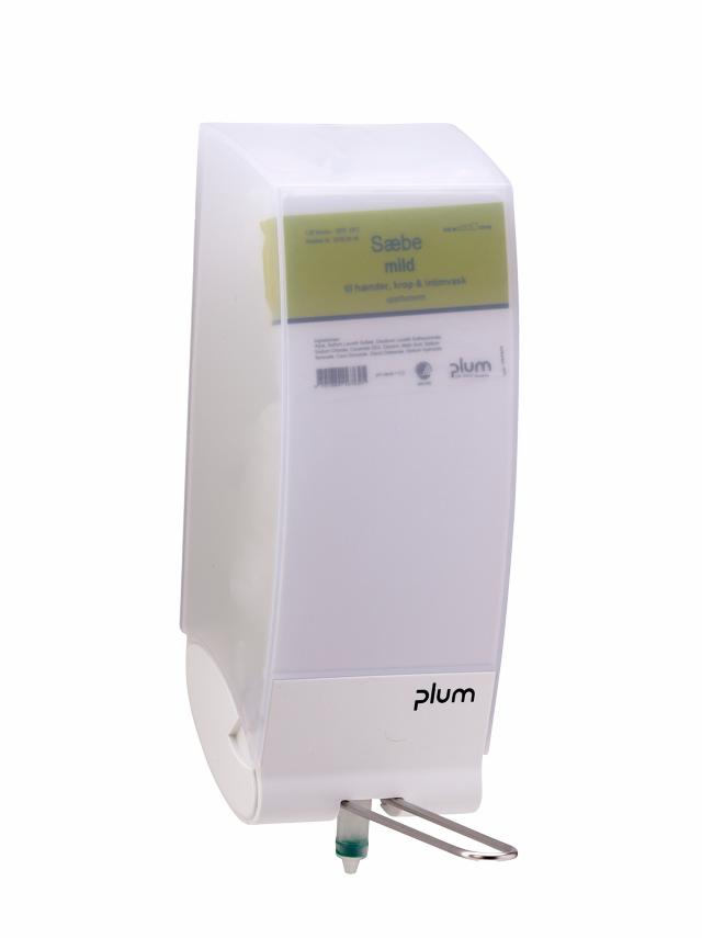 CombiPlum plast - 1,0 L transparent med albuebetjening