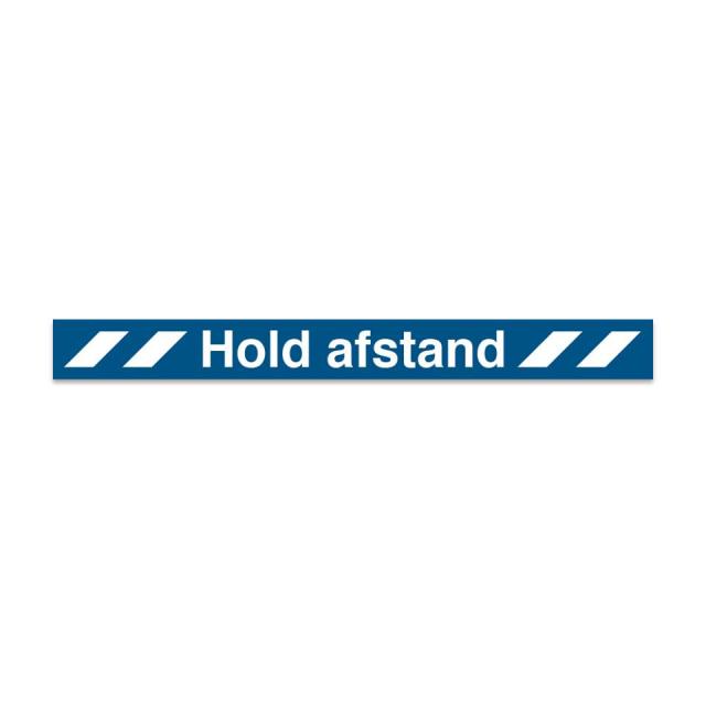 Hold afstand - gulvstribe