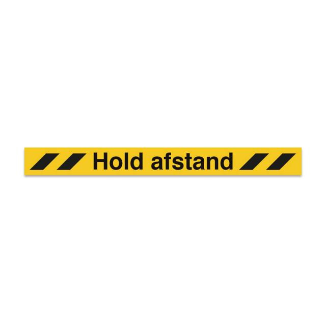 Hold afstand - gulvstribe