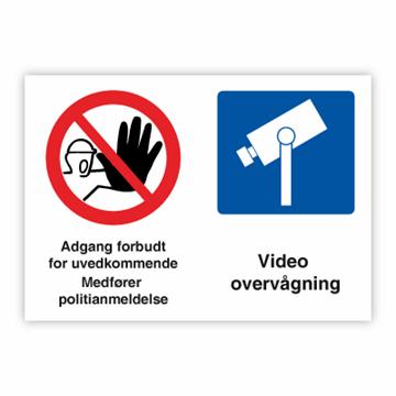 Adgang forbudt - Videoovervågning