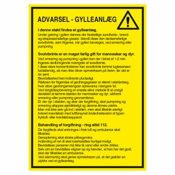 Advarsel - gylleanlæg